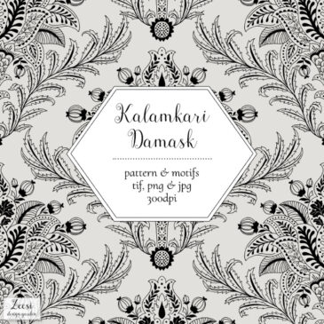 Kalamkari Damask Pattern & Motifs