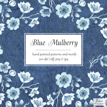 Blue Mulberry Pattern & Motifs