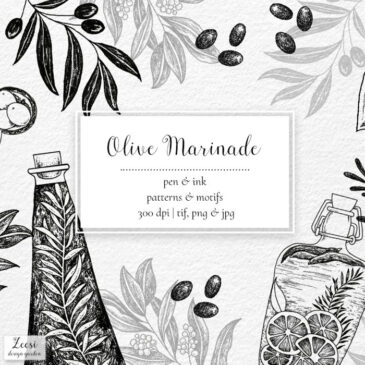 Olive Marinade Patterns & Motifs
