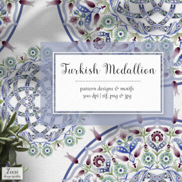 Turkish Medallion Patterns & Motifs