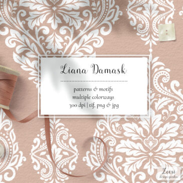Liana Damask Pattern & Motifs