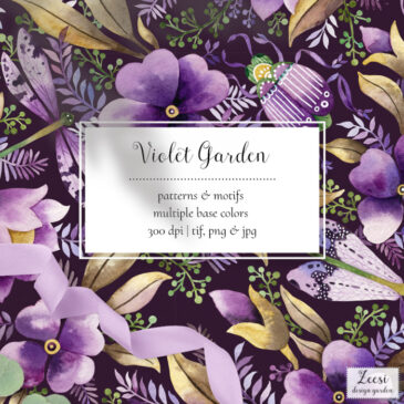 Violet Garden Patterns & Motifs