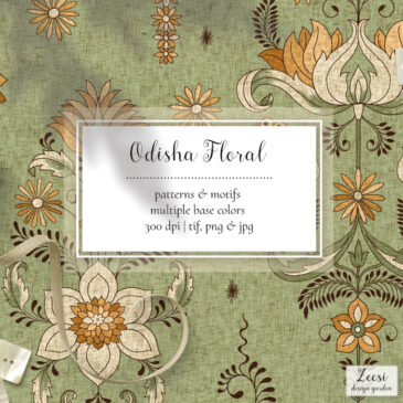 Odisha Floral Pattern & Motifs